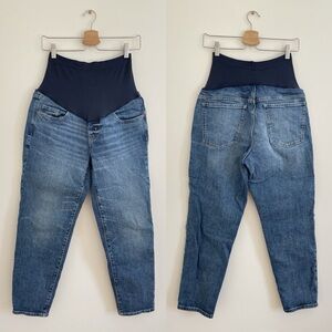 Old Navy Maternity Full Panel O.G. Straight Medium-Wash Jeans